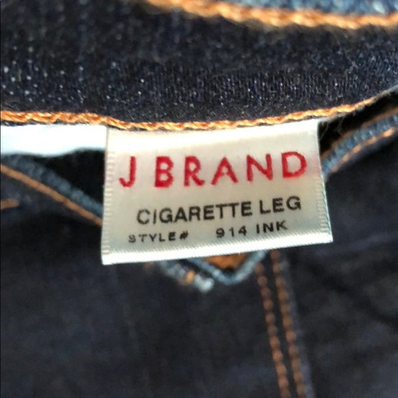 J Brand Cigarette Leg dark wash jeans in size 25 - Picture 4 of 4